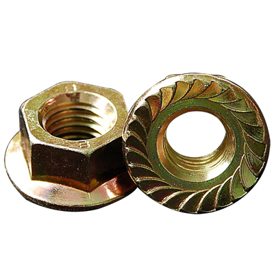 DIN6923 Sekskantflensmutter takket låsemutter
